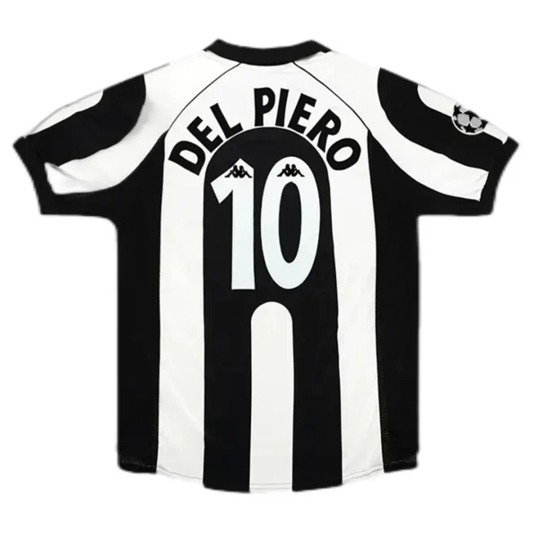 1997-98  Juventus Del Piero #10 Retro Jersey Home - Image 2
