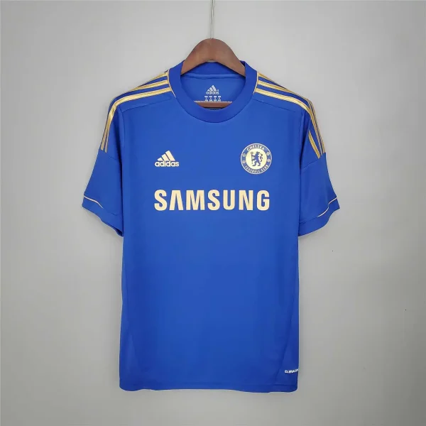 12-13 Chelsea Retro Jersey Home - Image 3
