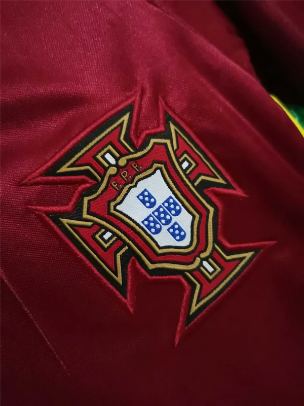 1998 Portugal Retro Home Jersey - Image 4