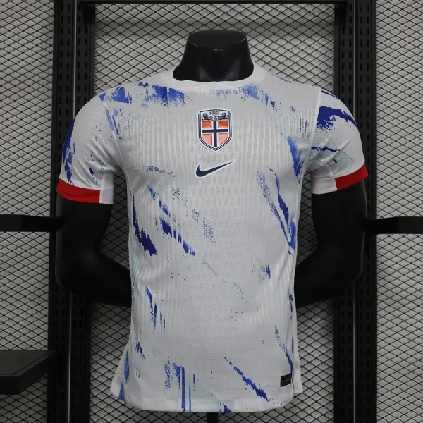 HAALAND #9 Norway Nike Soccer Jersey Away Player Version Shirt 2024 - Image 2