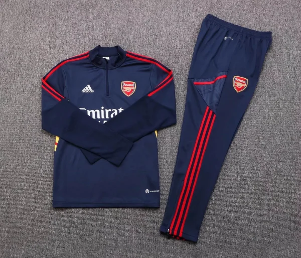 Arsenal Half-Pull Training Suit Royal Blue Football Shirt 2022/2023 - Image 7