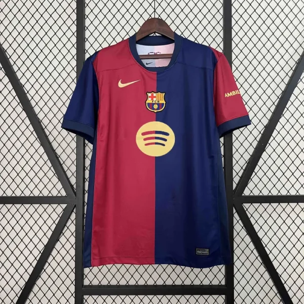24-25 Barcelona Home Kits(Jersey+Shorts)  - Spotify Logo Without Text - Image 3