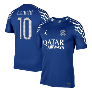 O.DEMBéLé #10 PSG Soccer Jersey Fourth Away Custom Shirt 2024-25 - UCL
