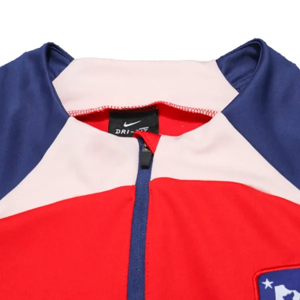 Atletico Madrid Zipper Sweatshirt Kit(Top+Pants) Red 2023-24 - Image 6