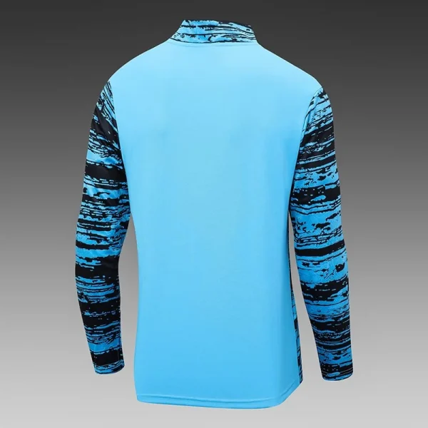 2024/2025 Al-Nassr Half-Pull Training Suit Blue Black Football Shirt - Image 4