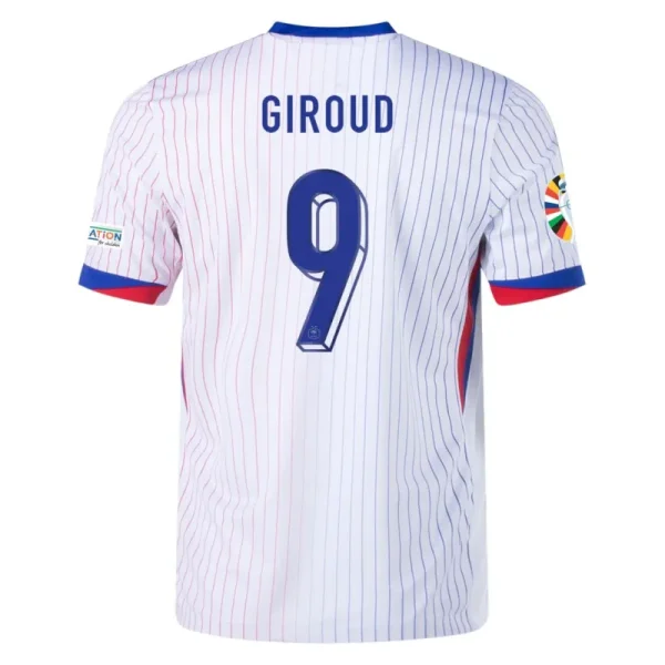France Away Jersey Euro 2024 MBAPPE #10 GIROUD #9 GRIEZMANN #7 Soccer Apparel - Image 3