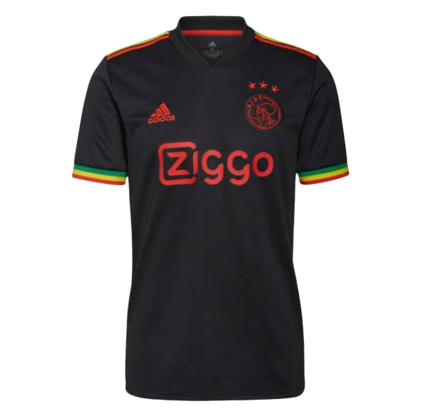 21-22 Ajax away fan edition retro football jersey - Image 3