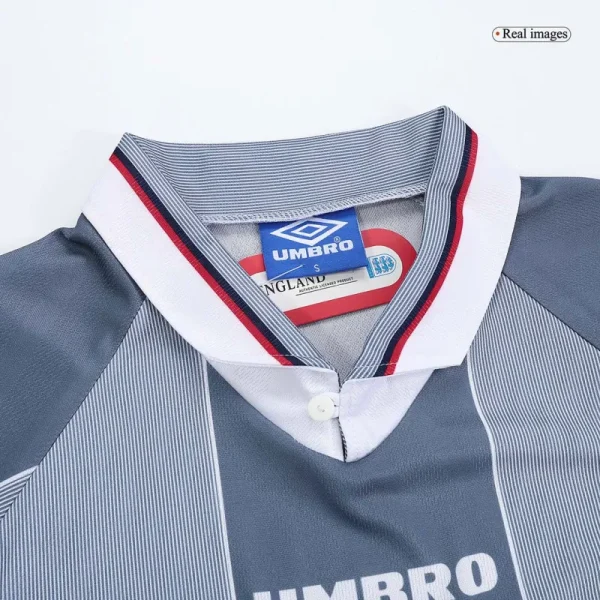 1996 England Retro Away Long Sleeve Jersey Replica Euro Cup - Image 5