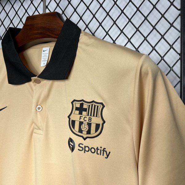 24-25 Barcelona Khaki POLO Shirt - Image 5
