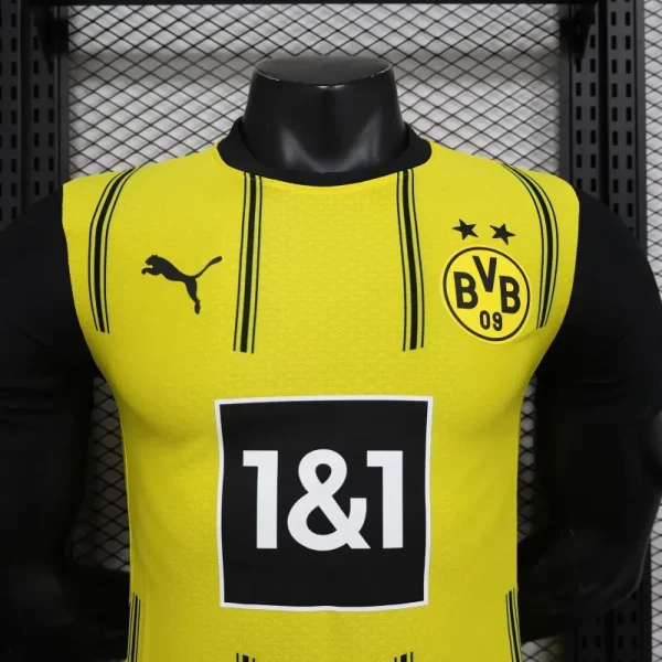 24-25 Borussia Dortmund Home Soccer Jersey Player Version - Image 3