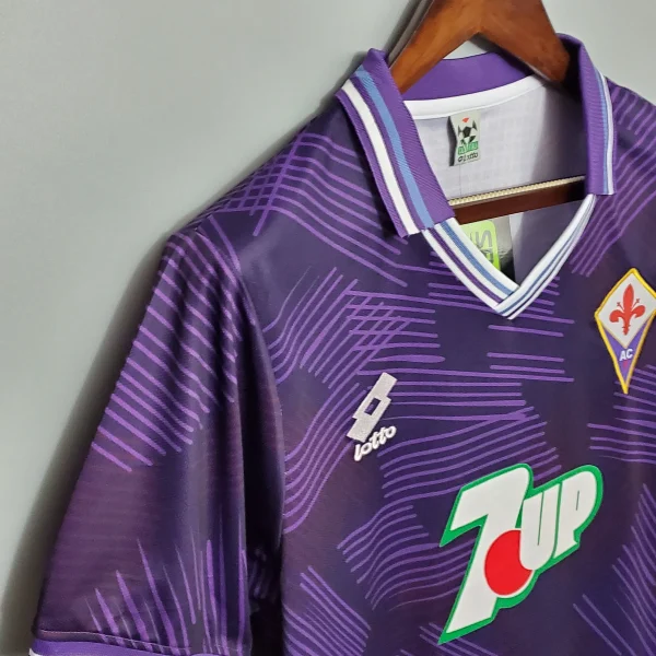 92-93 Fiorentina Retro Jersey Home - Image 8