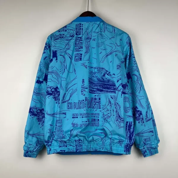2023-2024 Juventus Reversible Windbreaker Blue Soccer Jersey 1:1 Thai Quality - Image 5