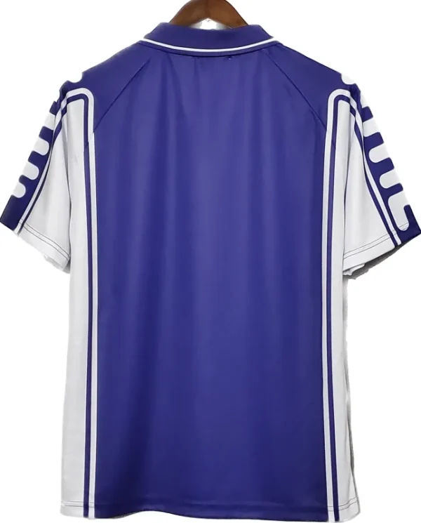 Fiorentina 1999/00 Retro Soccer Jersey Home Replica - Image 2