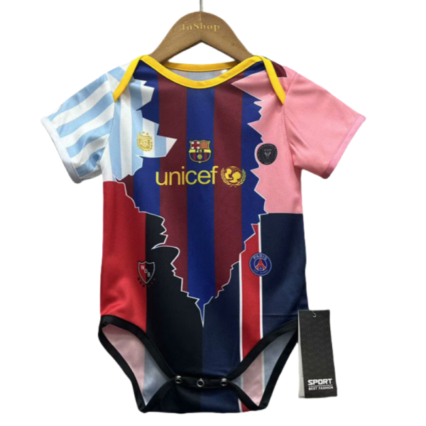 League club baby sports jumpsuit football jersey crawling Kids suit Football Gift - Image 31