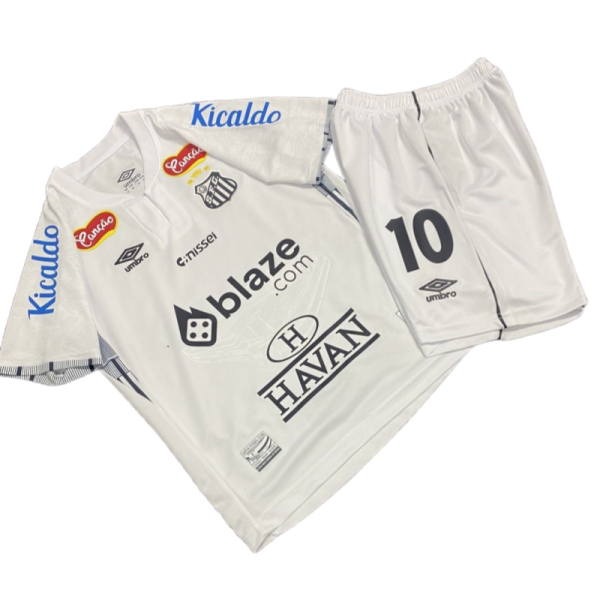 Santos home football jersey for Kids 2024-25 season - Image 5