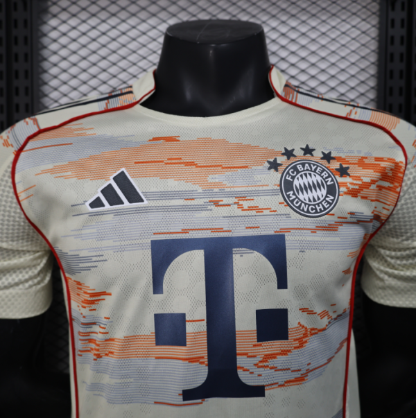 Bayern Munich away Player  Edition Football Jersey 25-26 - Image 3