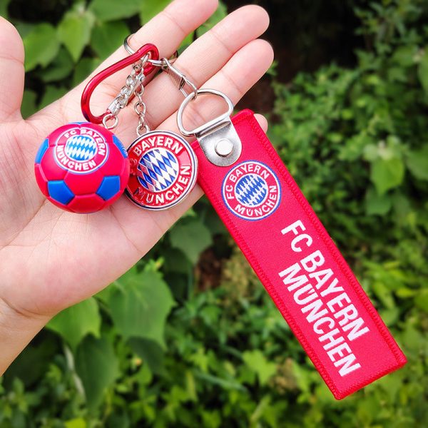 Real Madrid, Barcelona, Manchester City, Liverpool Club Keychain Football Gift - Image 3