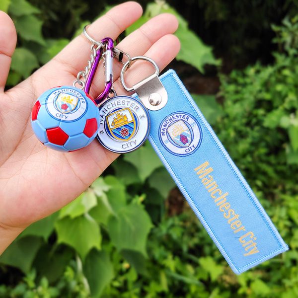 Real Madrid, Barcelona, Manchester City, Liverpool Club Keychain Football Gift - Image 5