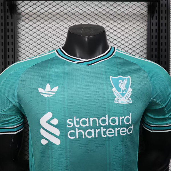 Liverpool 25-26 away green football jersey - player version - Image 3