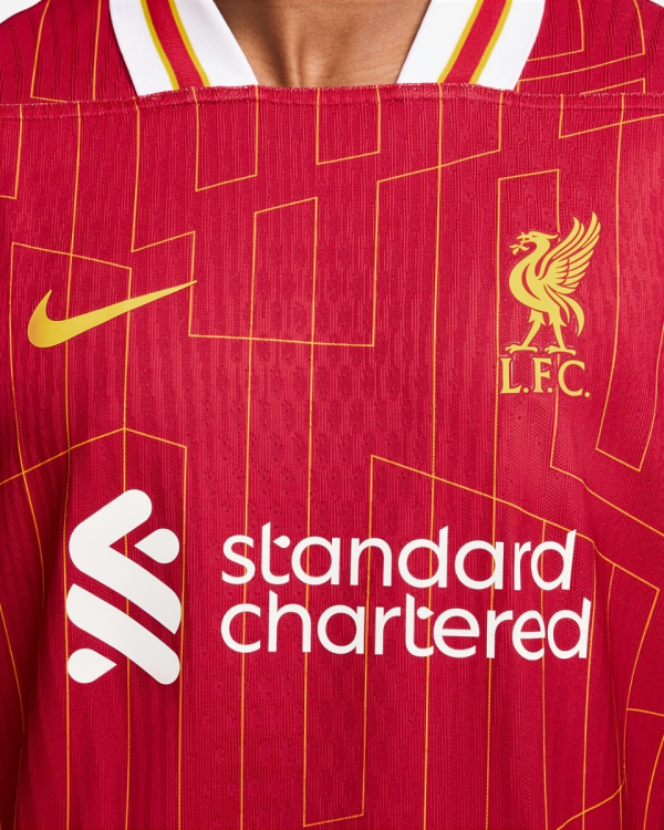 24-25 Liverpool Premier League Champions League Home Player Edition Football Shirt - Image 5