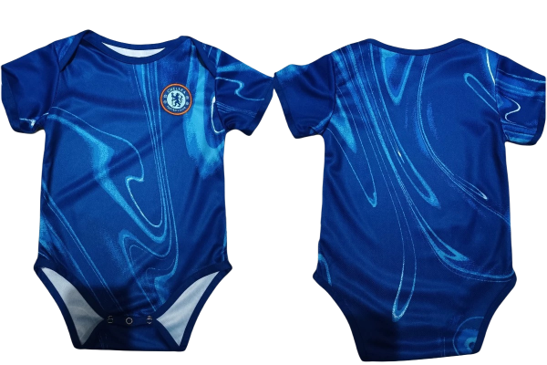 League club baby sports jumpsuit football jersey crawling Kids suit Football Gift - Image 7
