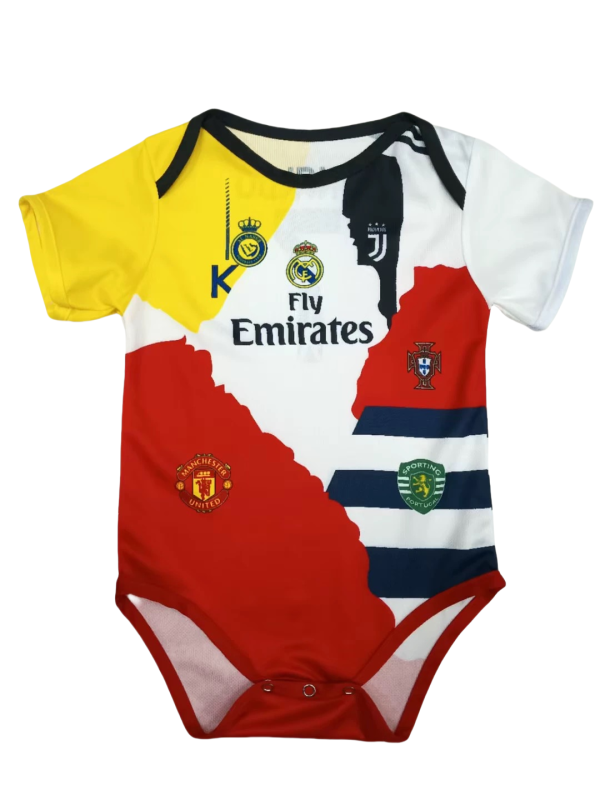 League club baby sports jumpsuit football jersey crawling Kids suit Football Gift - Image 33