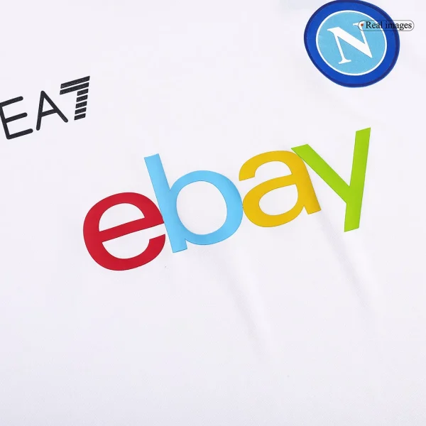 2023/24 Napoli Pre-Match Jersey White - Image 8