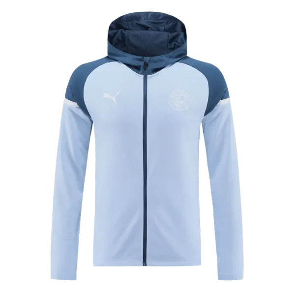 Manchester City Hoodie Training Kit (Jacket+Pants) 2024-25 - Image 7