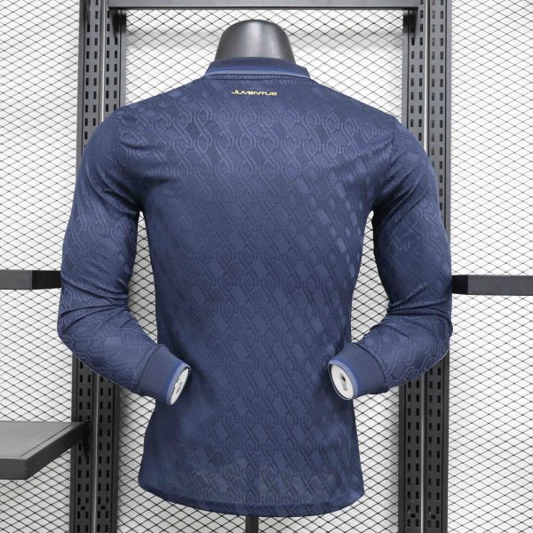 24-25 Juventus Away Soccer Jersey Player Version Long Sleeve - Image 4