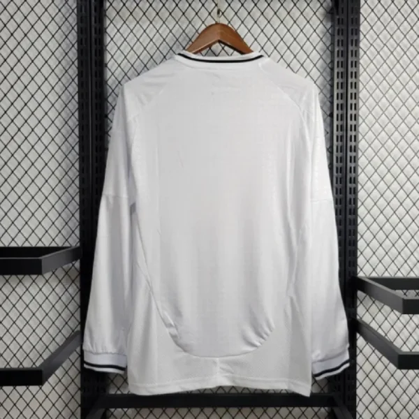 24-25 Real Madrid Home Long Sleeve Replica Jersey - Image 8