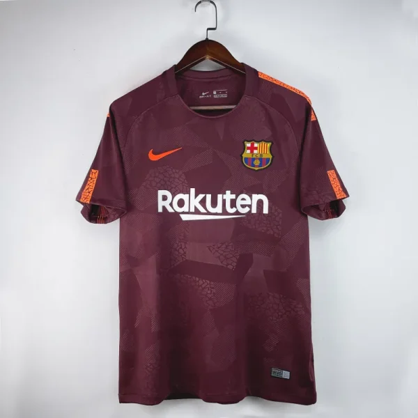 17-18 Barcelona Third Away Retro Jersey - Image 3