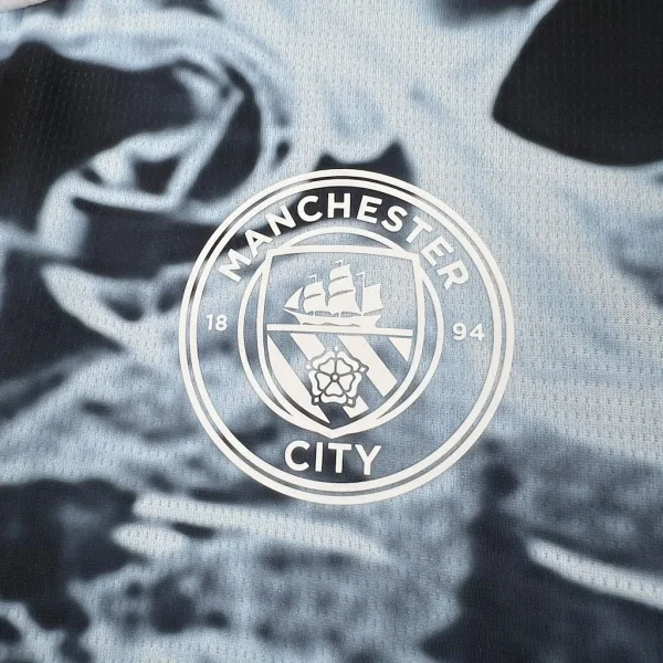Manchester City Black And Blue Concept Version Football Jersey 2025/2026 - Image 4