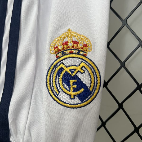 Real Madrid 12-13 Home Retro Kid Kits White Jersey - Image 10