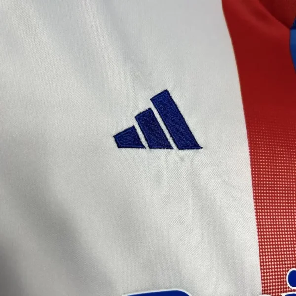 24-25 Olympique Lyonnais Home Kids Kit Jersey+Shorts - Image 4