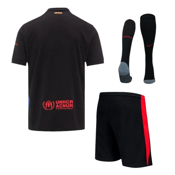 Barcelona Away Custom Full Soccer Kit 2024-25 - Spotify Logo Without Text - Image 2