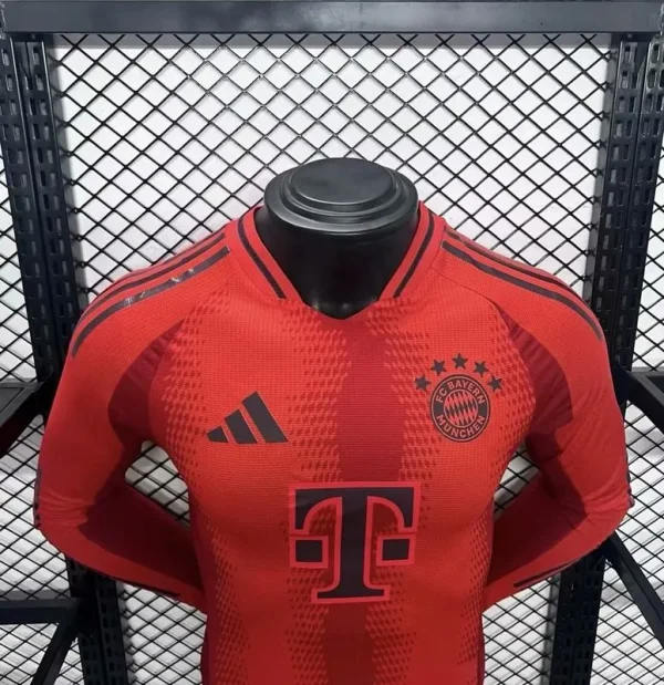 24-25 Bayern Munich Home Player Version Long Sleeve - Image 5