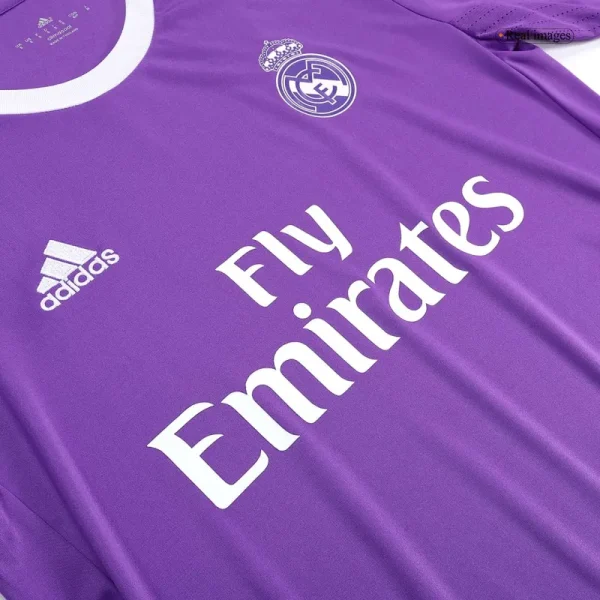 16-17 Real Madrid Retro Long Sleeve Jersey Away - Image 6
