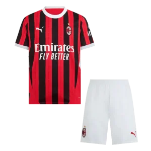Kids AC Milan Home Jersey Kit 2024-25 Youth Apparels