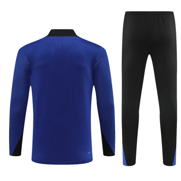 24-25 Barcelona Long Sleeve Kits Blue Training Suits Football - Image 2