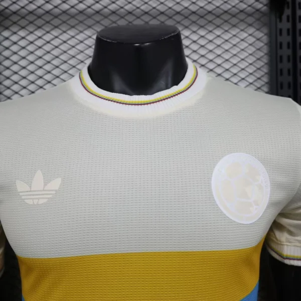 2024-25 Colombia Nation Jacquard 100th Anniversary Edition Player Version Football Jersey Soccer Shirt - Image 3