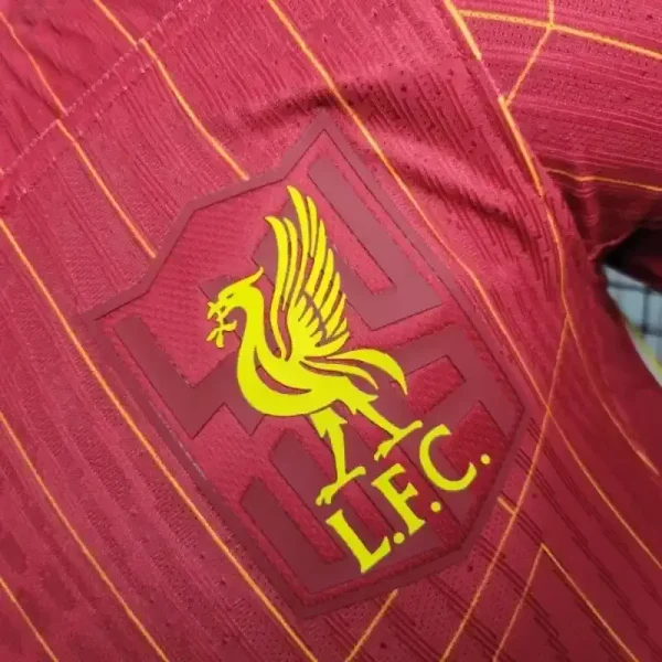 24-25 Liverpool Home Player Version Soccer Jersey - Image 4