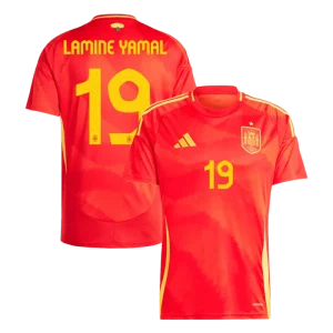 Spain Home Jersey LAMINE YAMAL #19 RODRIGO #16 MORATA #7 Euro 2024