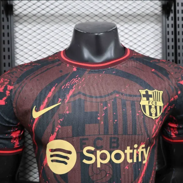 24-25 Barcelona Red Special Edition Player Version Shirt Soccer Jersey - Image 5