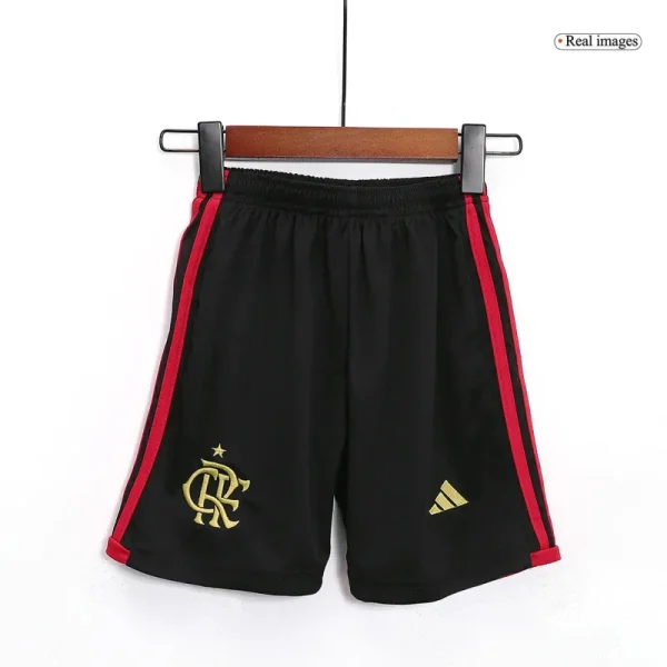 Kids CR Flamengo 2023/24 Away Jersey Kit - Image 5