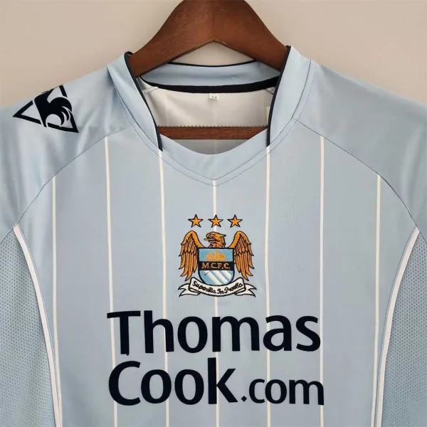 2007/08 Manchester City Retro Home Jersey - Image 3