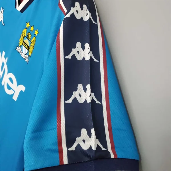 1997/99 Manchester City Retro Home Jersey - Image 9