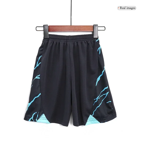2023/24 Kids Manchester City Third Away Kit Jersey+Shorts - Image 6