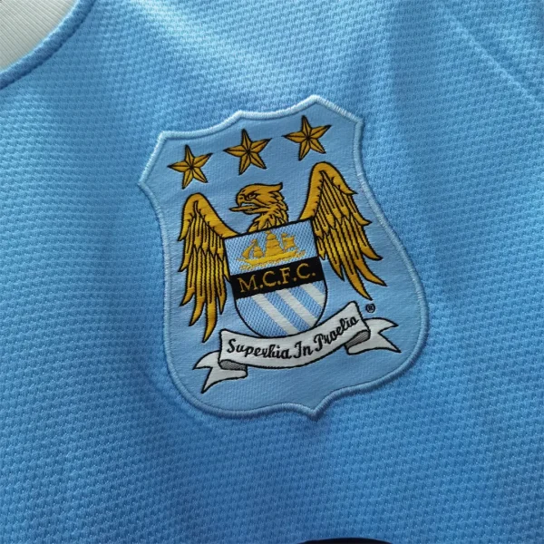 2013/14Manchester City Retro Home Jersey - Image 5