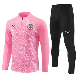 Kids Manchester City Zipper Sweatshirt Kit(Top+Pants) 2024-25