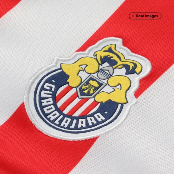 Chivas Guadalajara Soccer Jersey Home Long Sleeve  Retro - Image 6